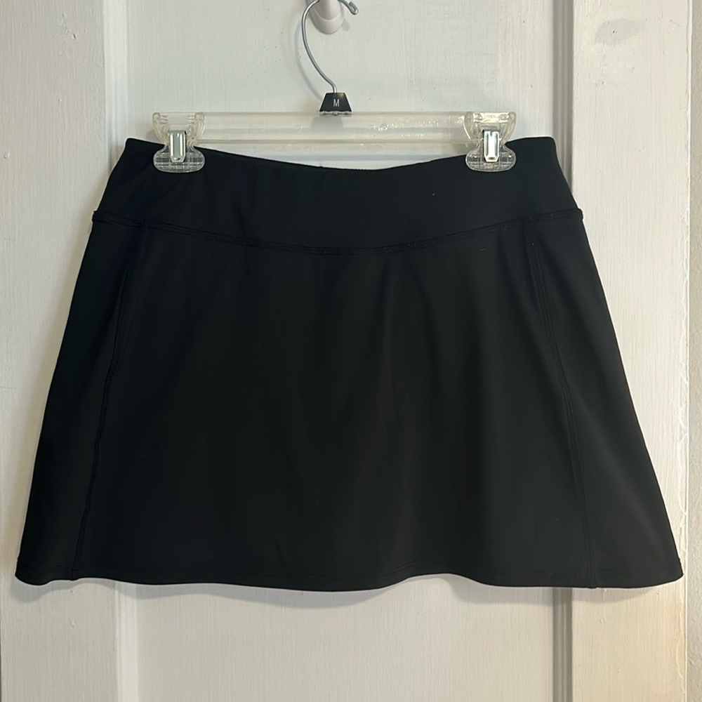 Madewell black tennis skirt skort